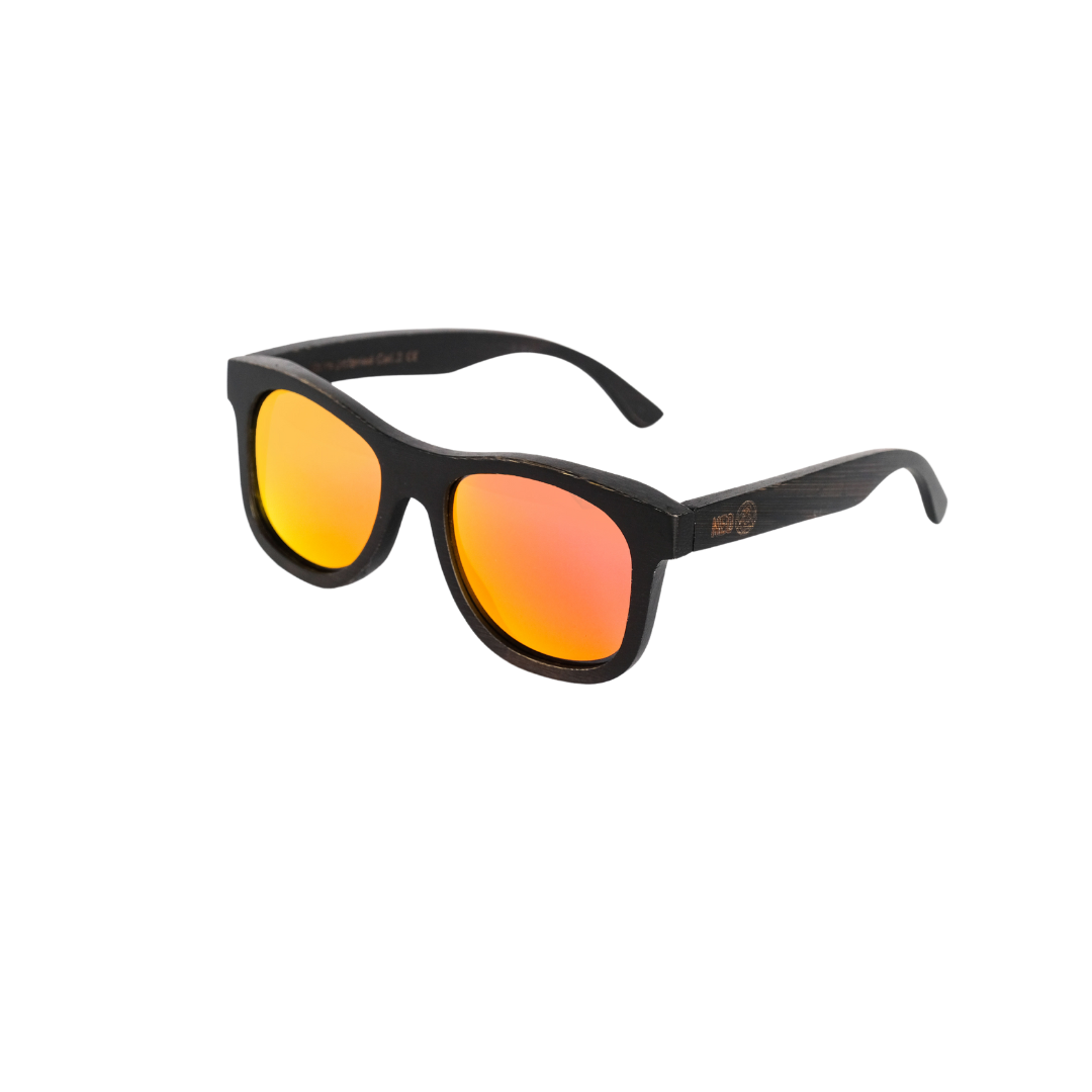 PREDATOR - Lunettes de soleil en bois de bambou noir